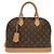 Borsa Louis Vuitton Monogram Alma PM Marrone Monogramma
