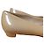 Prada Ballerine a punta in vernice beige - vista 7