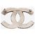 Chanel Strass-Brosche Silver Coco Mark A11A Silber - Ansicht 2