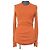 Autre Marque UN3D. Top de malha 2WAY BASIC KNIT TOP Top de malha Laranja