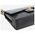 Chanel Schwarze Vintage 1991 Classic Double Flap Tasche aus Lammleder, Größe medium - Ansicht 10