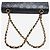 Chanel Schwarze Vintage 1991 Classic Double Flap Tasche aus Lammleder, Größe medium - Ansicht 9