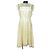 Autre Marque AIMER Spitzenkleid Beige Gelb
