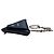 Autre Marque Monedero LIMI feu Chain Coin Case Negro Plata - vista 4
