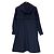 Autre Marque OLD ENGLAND Cappotto lungo con cappuccio e coulisse Blu - vista 2