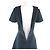 Autre Marque Polyesterkleid YOKO CHAN One Piece Blau Marineblau - Ansicht 5