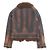Dolce & Gabbana Chaqueta de piel de cordero y piel Dolce&Gabbana Castaño - vista 4