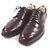 Autre Marque George Cleverley Lazy Man Full Brogue Dress Shoes Brown Dark red