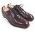 Autre Marque George Cleverley Lazy Man Full Brogue Dress Shoes Brown Dark red - view 2