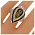 Autre Marque Mitsuo Kaji Au750 Platinring Golden - Ansicht 5