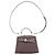 Veronica Beard Borsa in pelle bordeaux Bordò - vista 8