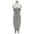 Autre Marque Vestido floral de algodón blanco PUJKA S