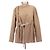 Chaqueta safari Céline marrón de algodón Castaño