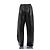 Bottega Veneta Pantalones de cuero negros - vista 2