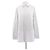Camisa Saint Laurent de rayas blanca de algodón Blanco