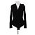Body Alaïa negro de lana