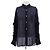 Blaue Bluse Comme Des Garcons Polyester L Schwarz