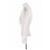 Blusa crop top de seda blanca Miu Miu Blanco - vista 3