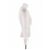 Blusa crop top de seda blanca Miu Miu Blanco - vista 4