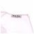 Blusa crop top de seda blanca Miu Miu Blanco - vista 6