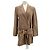 Blazer largo Tibi taupe de viscosa Castaño