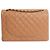 Chanel Bolsa maxi Classic Double Flap acolchoada em caviar Blush - vista 10
