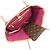 Borsa Louis Vuitton Monogram Neverfull PM Marrone Rosa - vista 5