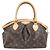Borsa Louis Vuitton Monogram Tivoli PM Marrone - vista 2