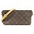 Borsa a Spalla Louis Vuitton Monogram Trotteur Marrone