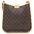 Borsa a tracolla Louis Vuitton Monogram Perfo Musette Marrone Fuschia - vista 2