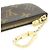 Louis Vuitton Monogram Pochette Clé Coin & Key Case Castaño - vista 3