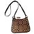 Borsa a Spalla Coach Signature Monogram Marrone - vista 4