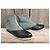 Autre Marque Stivaletti Slack London in pelle e nylon Nero Grigio - vista 2
