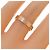 Anello Mini Love di Cartier in oro rosa - vista 4