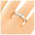 Anello Cartier Lanieres in oro bianco - vista 3