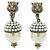Orecchini a clip Gold and White Gucci 434724 I12RO Bianco D'oro