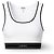 Loewe Top deportivo blanco de punto acanalado Negro