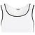 Loewe Top deportivo blanco de punto acanalado Negro - vista 11