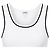 Loewe Top deportivo blanco de punto acanalado Negro - vista 15