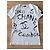 Cambon Chanel "Coco 5" T-Shirt Weihnachts-Collector-Edition 2008 Schwarz Weiß - Ansicht 3