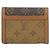 Louis Vuitton Monogram Portefeuille Dauphine Compact Wallet Marrone Monogramma - vista 2