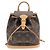 Mini zaino Louis Vuitton Monogram Montsouris Marrone Monogramma