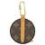Custodia rotonda Monogram Louis Vuitton Marrone Monogramma - vista 2