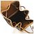 Zaino Louis Vuitton Monogram Montsouris MM Marrone Monogramma - vista 8