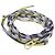 Loewe C073S49X02 Cinturino in pelle Bianco D'oro Porpora