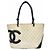 Chanel Cambon Lambskin Tote Bag Schwarz Weiß