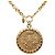 Collana a catena con medaglione Leone e Palma Chanel Coco Mark D'oro