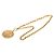Collana a catena con medaglione Leone e Palma Chanel Coco Mark D'oro - vista 5