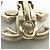 Orecchini a clip Chanel Gold and Pink Rosa D'oro - vista 7