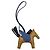 Hermès Portachiavi Hermes Rodeo Pegasus PM Charm per borsa Marrone Blu navy - vista 2